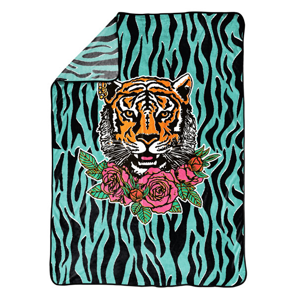 Mexican Tiger Blanket Wayfair